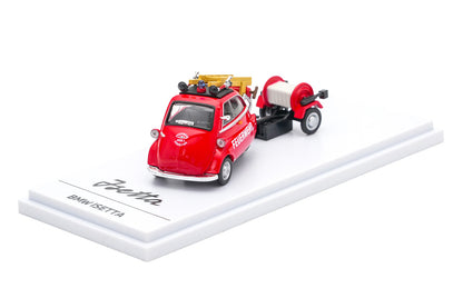 1/64 Almost Real AR Box #19 BMW Isetta Fire Engine Set Diecast Model
