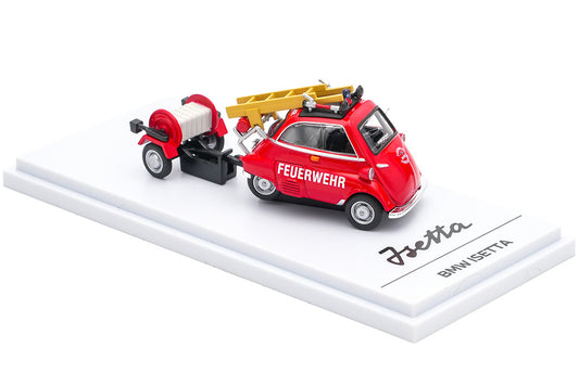 1/64 Almost Real AR Box #19 BMW Isetta Fire Engine Set Diecast Model