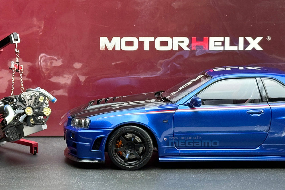 1/18 Motorhelix Nissan Skyline GT-R R34 Nismo CRS Livery HEC 2025