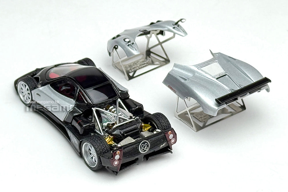 1/64 Almost Real AR Box Pagani Zonda F 2005 Geneva Motor Show Diecast Model