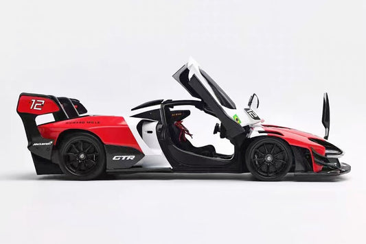 1/18 LCD McLaren Senna GTR Red White "Marlboro" Openable Diecast Model