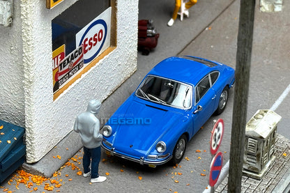 1/64 Almost Real AR Box #45 Porsche 911 F-Model 1964 Enamel Blue Diecast