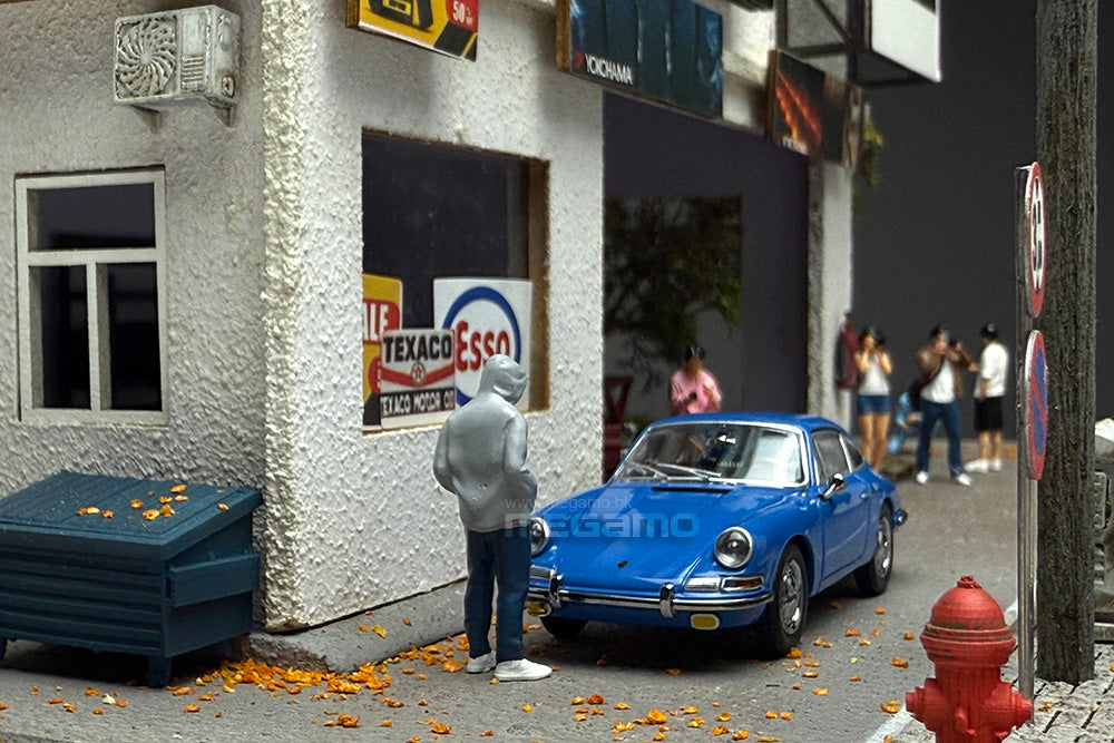 1/64 Almost Real AR Box #45 Porsche 911 F-Model 1964 Enamel Blue Diecast