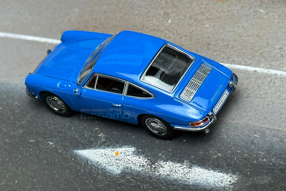 1/64 Almost Real AR Box #45 Porsche 911 F-Model 1964 Enamel Blue Diecast