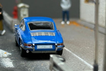 1/64 Almost Real AR Box #45 Porsche 911 F-Model 1964 Enamel Blue Diecast
