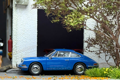 1/64 Almost Real AR Box #45 Porsche 911 F-Model 1964 Enamel Blue Diecast
