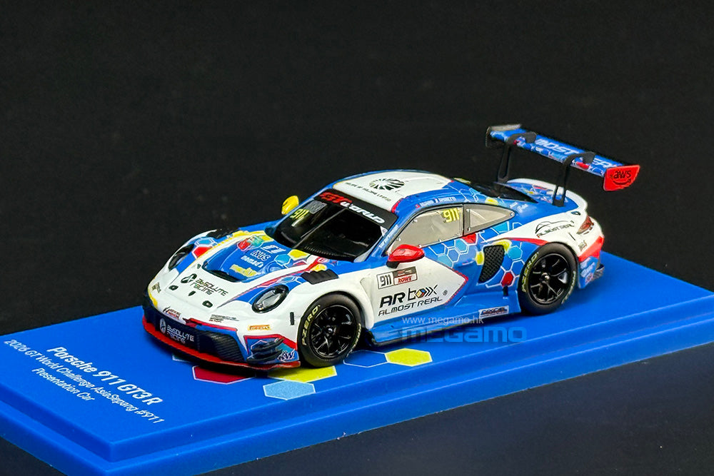 1/64 Almost Real AR Box Porsche 911 GT3 R 2026 GT World Challenge Asia Sepang #911 Presentation Car