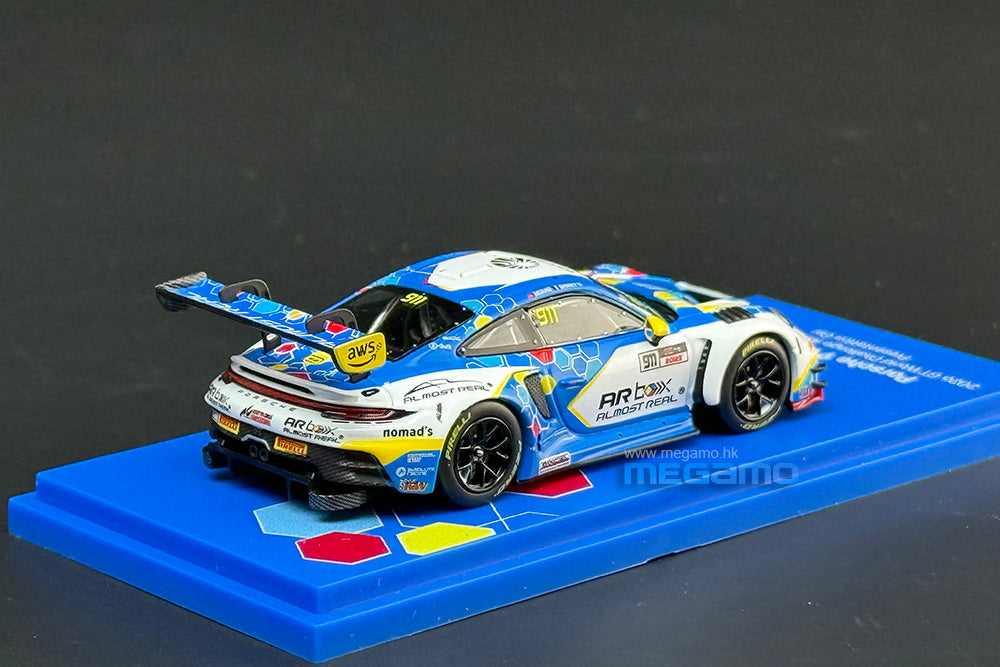 1/64 Almost Real AR Box Porsche 911 GT3 R 2026 GT World Challenge Asia Sepang #911 Presentation Car