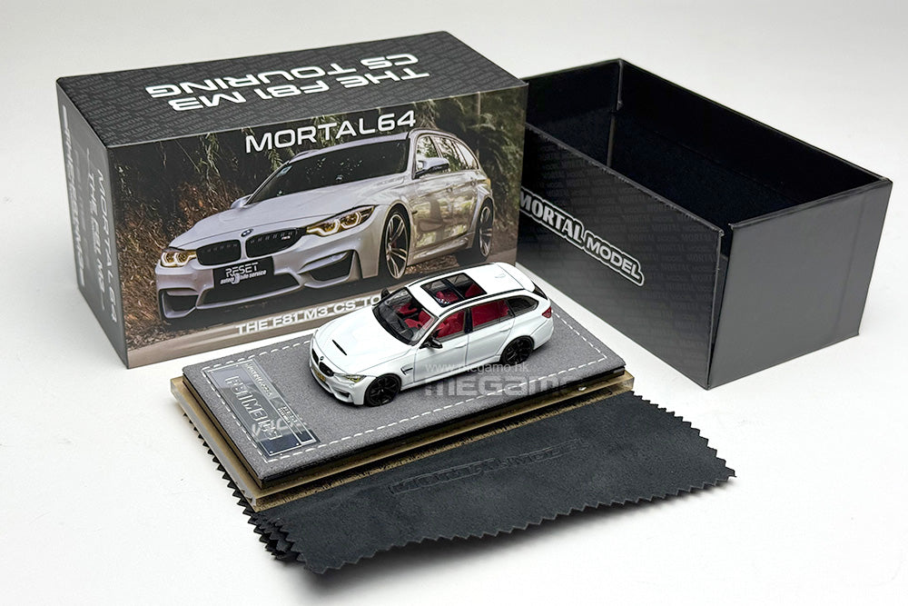 1/64 Mortal BMW F81 M3 CS Touring Blue White Diecast Model
