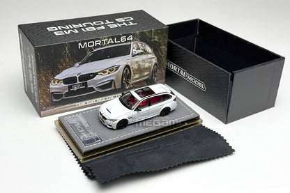 1/64 Mortal BMW F81 M3 CS Touring Blue White Diecast Model