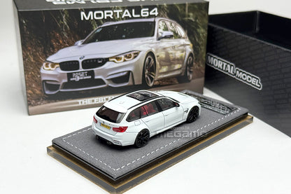 1/64 Mortal BMW F81 M3 CS Touring Blue White Diecast Model