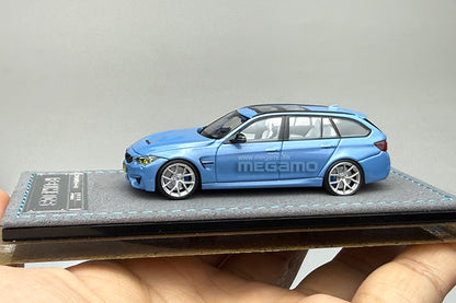 1/64 Mortal BMW F81 M3 CS Touring Blue White Diecast Model