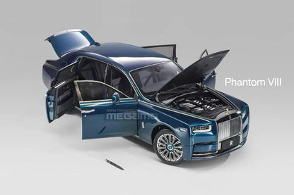 1/18 Rolls Royce Phantom VIII 8th 2018-2026 Diecast Full Open