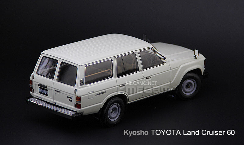 1:18 Kyosho Toyota Land Cruiser 40 LC40 Pickup Truck RHD Red Beige White Blue Diecast Full Open Model