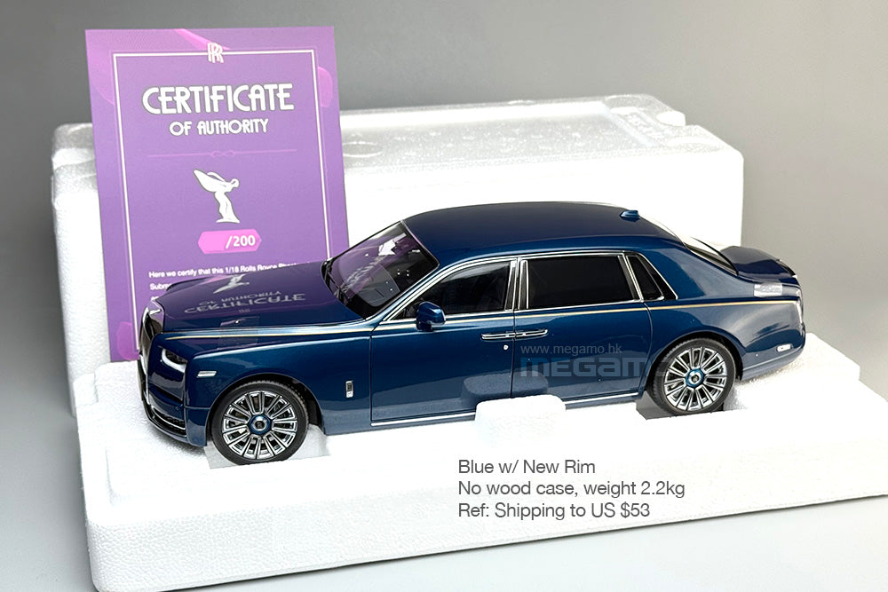 1/18 OEM Rolls Royce Phantom VIII 8th Diecast Full Open