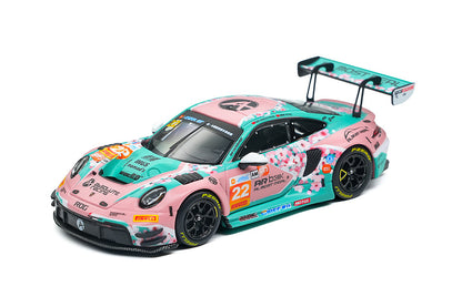 Pre Order 1/64 Almost Real AR Box Porsche 911 GT3 R 2026 China GT Ningbo Absolute Racing #22 Peach Blossom