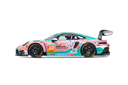 Pre Order 1/64 Almost Real AR Box Porsche 911 GT3 R 2026 China GT Ningbo Absolute Racing #22 Peach Blossom
