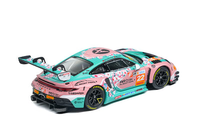 Pre Order 1/64 Almost Real AR Box Porsche 911 GT3 R 2026 China GT Ningbo Absolute Racing #22 Peach Blossom