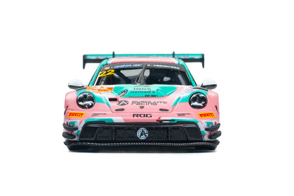 Pre Order 1/64 Almost Real AR Box Porsche 911 GT3 R 2026 China GT Ningbo Absolute Racing #22 Peach Blossom