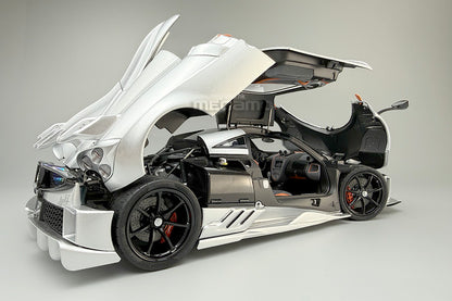 1/18 LCD Pagani Imola Red Silver Diecast Full Open
