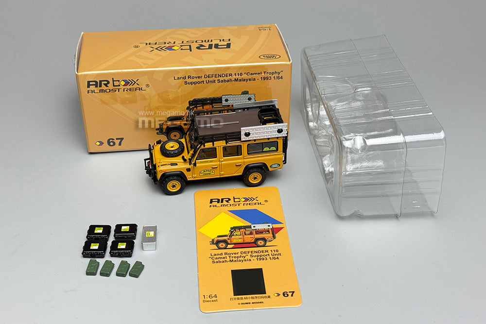 1/64 Almost Real AR Box #67 Land Rover Defender 110 Camel Trophy Support Unit Sabah Malaysia 1993