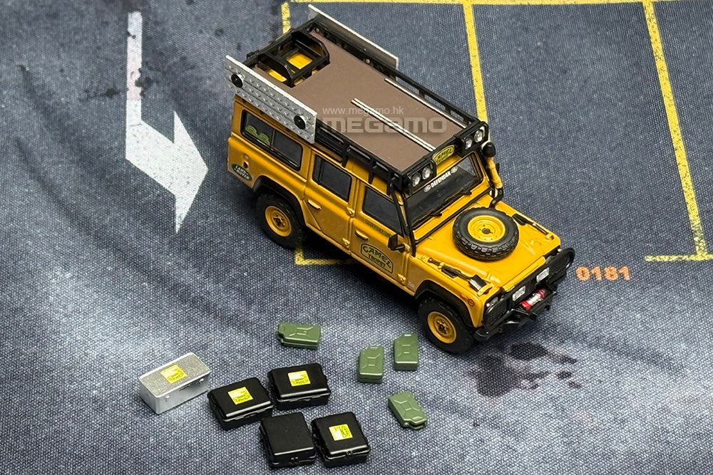 1/64 Almost Real AR Box #67 Land Rover Defender 110 Camel Trophy Support Unit Sabah Malaysia 1993
