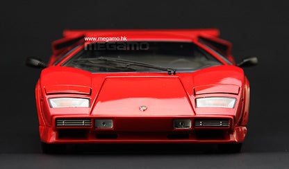 1/18 Kyosho Lamborghini Countach LP500S Red 1985 Diecast Full Open