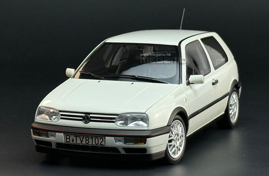1/18 Norev Volkswagen VW Golf GTI MK3 1996 White 20th Anniversary Ed Diecast Full Open