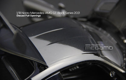 1:18 Norev Mercedes-AMG GT C190 2021 Black Series Big Wing Diecast Full Openings