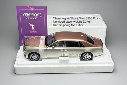 1/18 OEM Rolls Royce Phantom VIII 8th Two-Tone Diecast Full Open