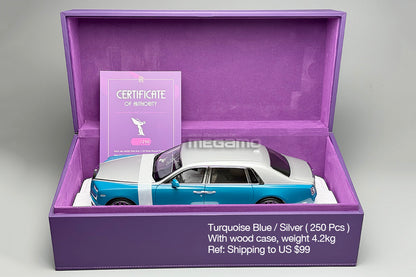 1/18 OEM Rolls Royce Phantom VIII 8th Two-Tone Diecast Full Open