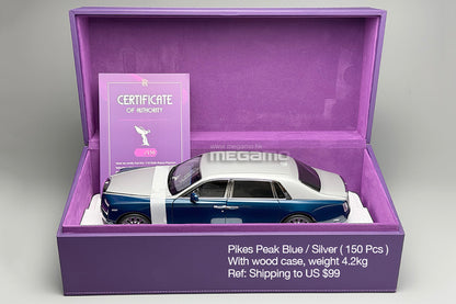 1/18 OEM Rolls Royce Phantom VIII 8th Two-Tone Diecast Full Open
