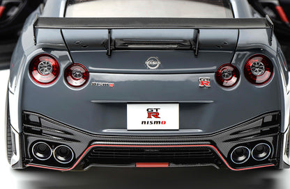 Pre Order 1/18 Motorhelix Nissan Skyline GT-R R35 Nismo Special Edition 2022 Stealth Grey Red Silver Diecast Full Open