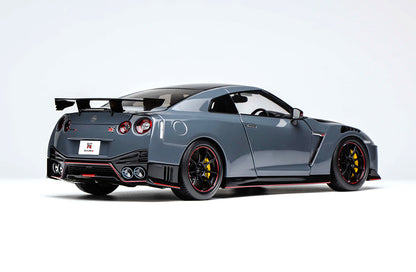 Pre Order 1/18 Motorhelix Nissan Skyline GT-R R35 Nismo Special Edition 2022 Stealth Grey Red Silver Diecast Full Open