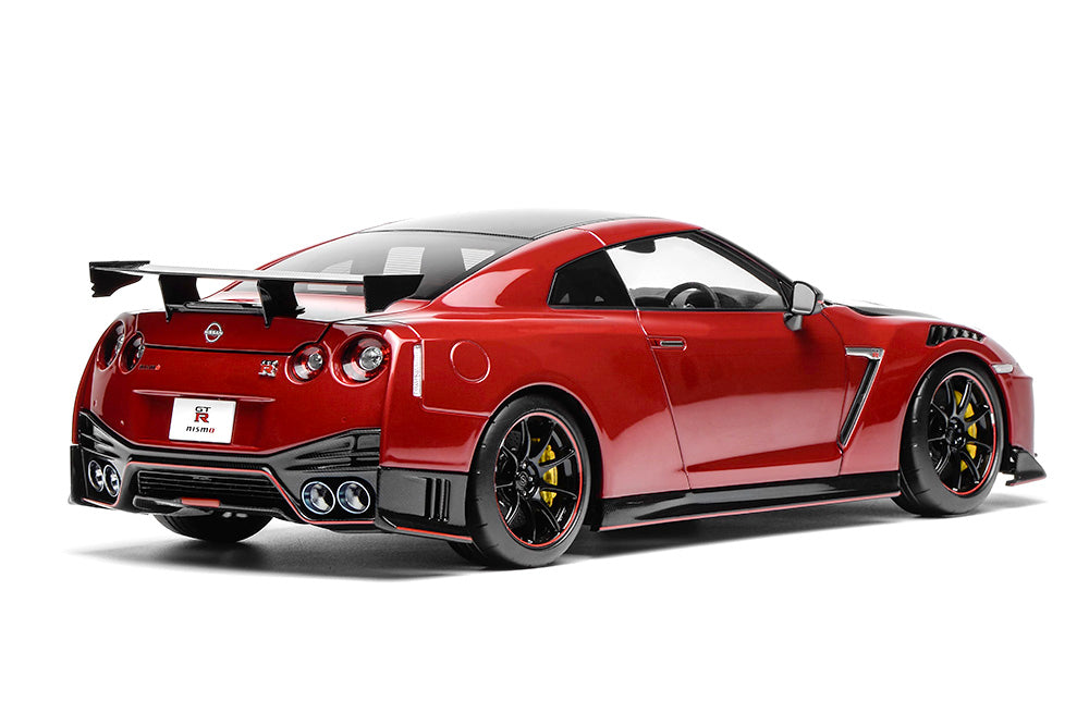 Pre Order 1/18 Motorhelix Nissan Skyline GT-R R35 Nismo Special Edition 2022 Stealth Grey Red Silver Diecast Full Open