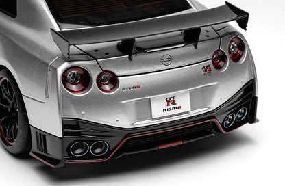 Pre Order 1/18 Motorhelix Nissan Skyline GT-R R35 Nismo Special Edition 2022 Stealth Grey Red Silver Diecast Full Open