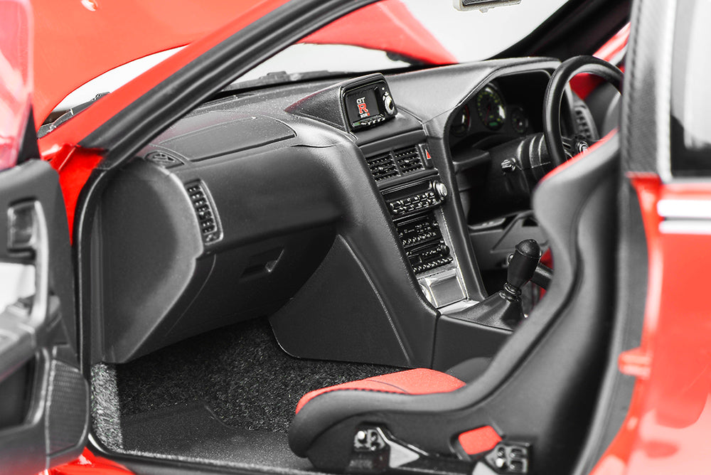 1/18 Motorhelix Nissan Skyline GT-R R34 Nismo CRS Red Diecast Full Open Ltd 499 Pcs