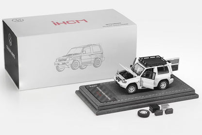 1/64 iHCM Mitsubishi PAJERO EVO V55 White Blue Red Yellow Full Open Diecast Model