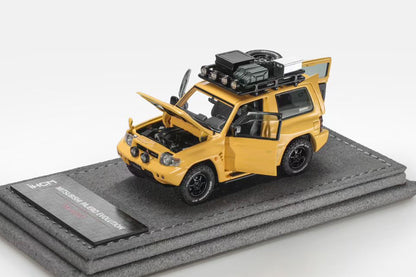 1/64 iHCM Mitsubishi PAJERO EVO V55 White Blue Red Yellow Full Open Diecast Model