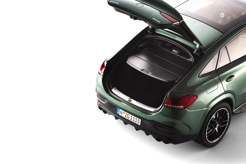 1/18 Kilo NZG Mercedes-AMG GLE53e Coupe (V167) Green Black Blue Diecast Full Open