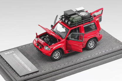 1/64 iHCM Mitsubishi PAJERO EVO V55 White Blue Red Yellow Full Open Diecast Model