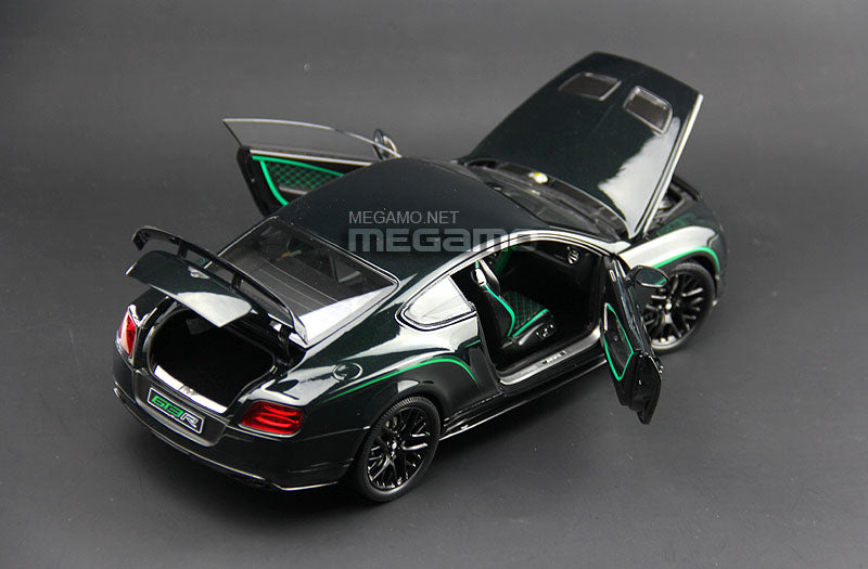 1/18 Almost Real Bentley Continental GT3-R 2015 Ltd 300 Green Diecast Full open