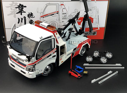 1/18 Toyota Hino 300 Tow Truck Diecast Open Model with LED lights TINY Hong Kong Worldchampion