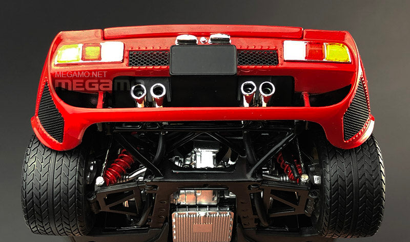 1/18 Kyosho Lamborghini Jota Miura SVR Red Diecast Full Open