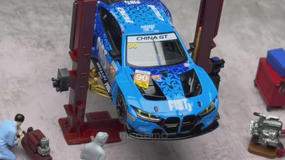 1/64 Mini GT 1215 BMW G82 M4 GT3 EVO #90 2025 China GT Winner FIST Team