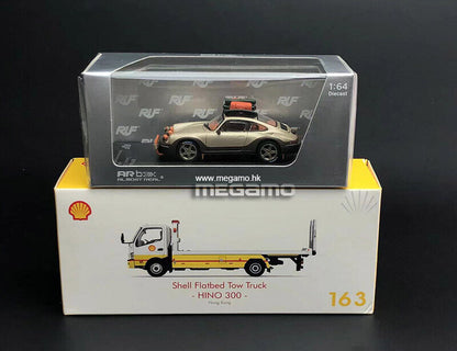 1/64 Almost Real RUF 911 Rodeo Concept + Tiny HINO 300 Flatbed Truck