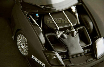 1/18 Kyosho Ferrari 575 GTC 2005 Evoluzione EVO Matte Black Matte Paint